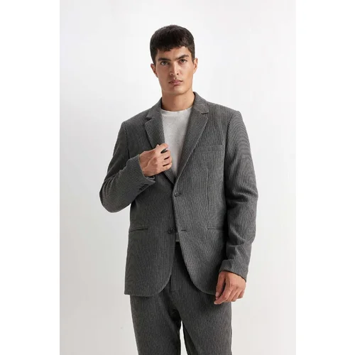 Defacto Regular Fit Jacket Collar Blazer Jacket