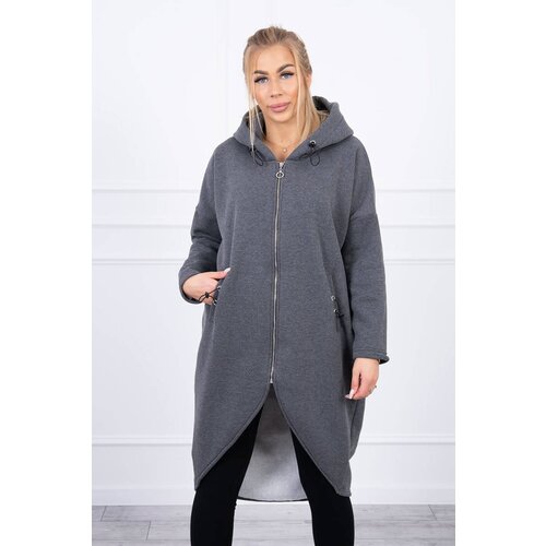 Kesi Long insulated graphite sweatshirt Slike
