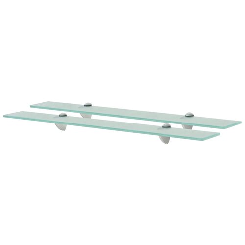 vidaXL Zidne police 2 kom staklene 70 x 10 cm 8 mm Cijene