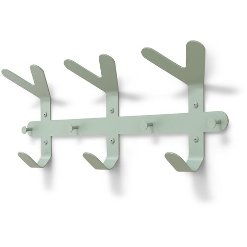 Spinder Design Pra&amp;scaron;no zelen jeklen stenski obe&amp;scaron;alnik 66 cm Frondo &amp;ndash; Slike
