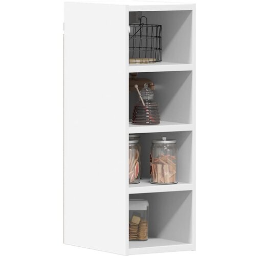 VidaXL Viseča omarica bela 20x29,5x60 cm inženirski les Slike
