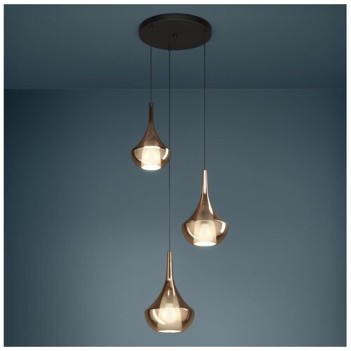 Eglo 390439 -  visilica na sajli almoster 3xE27/28W/230V bakrena Cene
