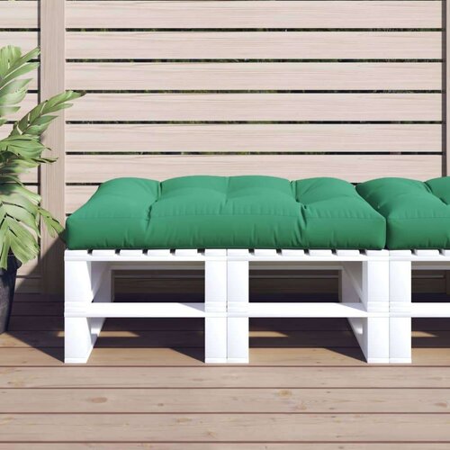  Jastuk za palete zeleni 120 x 80 x 12 cm od tkanine Slike