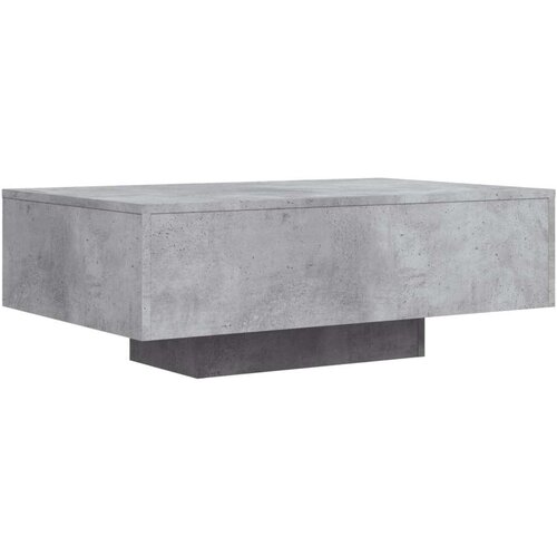  Stolić za kavu s LED svjetlima sivi boja betona 85x55x31 cm Slike