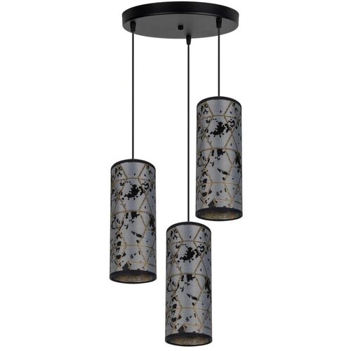 Visilica na sajli AVALO 3xE27/60W/230V, prečnik 35 cm, siva/crna Cene
