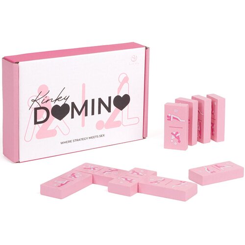 SECRET PLAY Igra Kinky Domino Wooden Game Slike