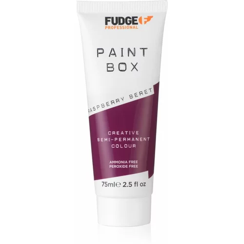 Fudge Paintbox polutrajna boja za kosu za kosu nijansa Raspberry Beret 75 ml