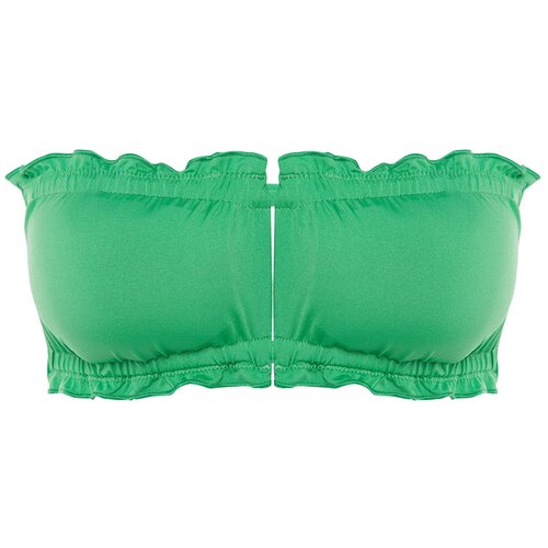 Trendyol Bikini Top - Green - Plain Slike