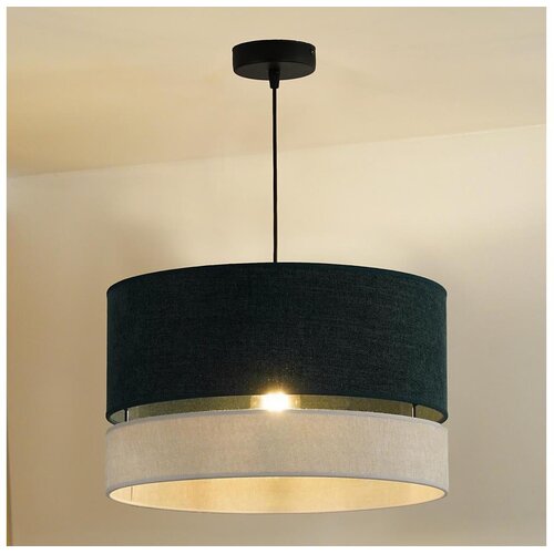  Duolla - Visilica na sajli DOUBLE 1xE27/15W/230V pr. 40 cm zelena/siva Cene