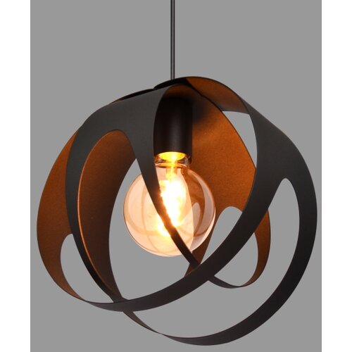  Luster na kablu MOONLIGHT 1xE27/15W/230V crna Slike