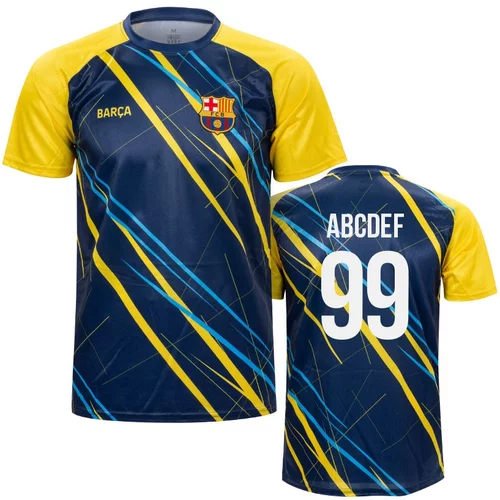 Drugo FC Barcelona Lined Amarillo Poly trening majica dres (tisak po želji +16€)