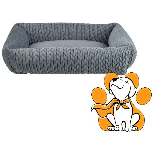 Trixie Bed Livia 65x50cm, Sivi Krevet za Pse i Mačke Cene