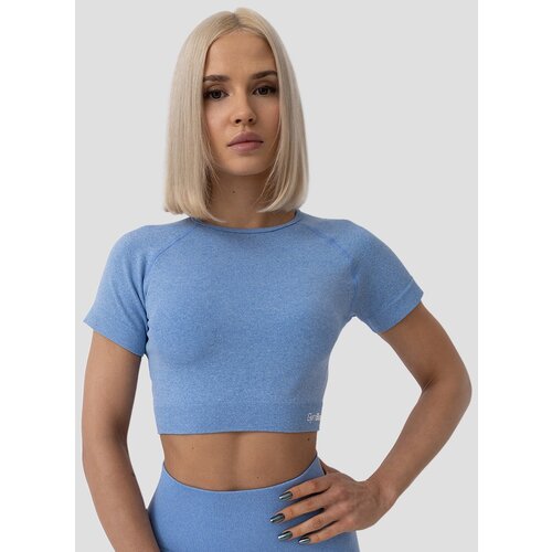 GymBeam Ženski crop top FLO Blue Cijene
