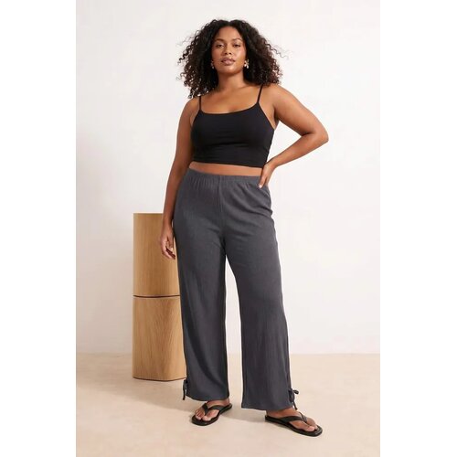 Trendyol Ženske pantalone TBBSS26AR00037, Antracit Slike