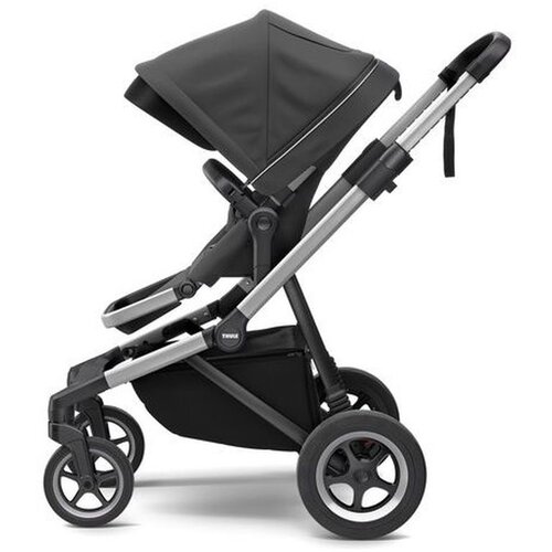 Thule sleek dečija kolica + kolevka - charcoal grey Cene