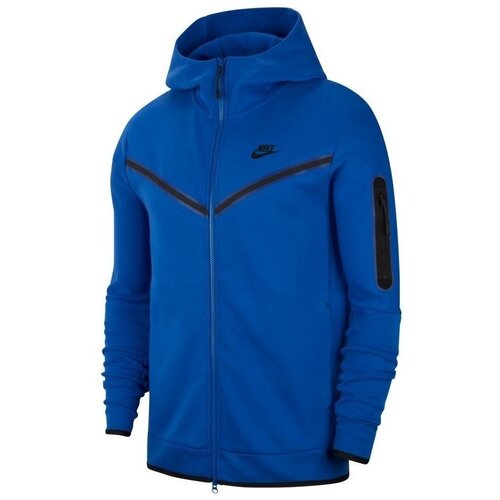 Nike Puloverji Tech Fleece Modra Slike