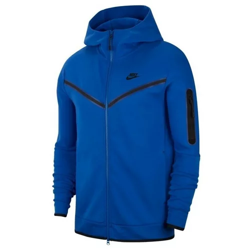 Nike Puloverji Tech Fleece Modra