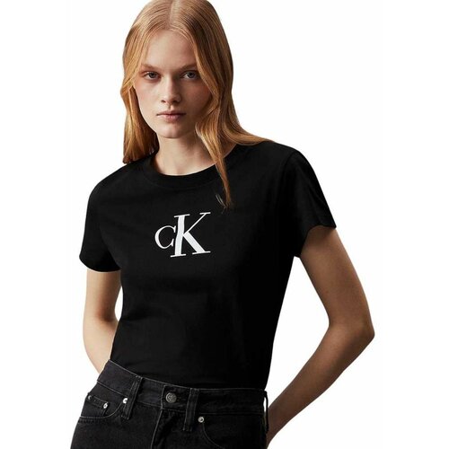Calvin Klein pamučna ženska majica  CKJ20J222343-0GO Cene