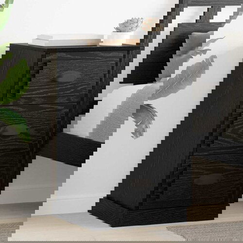 vidaXL Noćni ormar Crni hrast 39 x 39 x 67,5 cm Konstruirano drvo Cijene