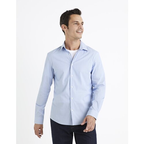 Celio Striped Shirt slim Masantal2 - Men Slike