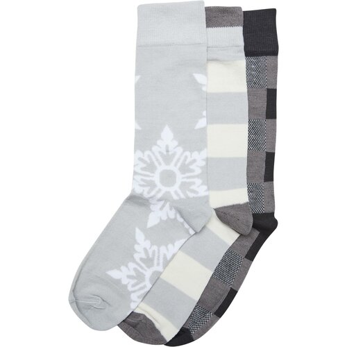 Urban Classics Accessoires Snowflake Christmas Socks - 3-Pack Cene
