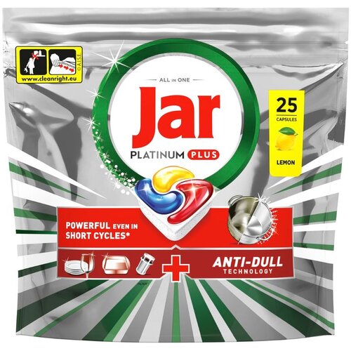 Jar Platinum Plus Anti Dull tablete za strojno pranje posuđa 125kom / XXL Slike
