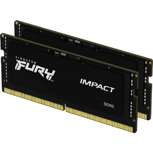 Kingston SODIMM DDR5, 64GB (2x32GB kit), 4800MHz, Fury Impact (KF548S38IBK2-64) Slike