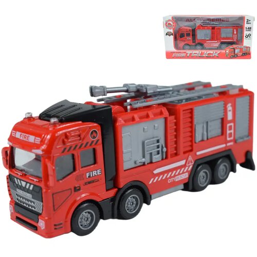 Magic Toys Fire Truck: Metalni kamion vatrogasne postaje s kotačima na oprugama 20cm Cijene