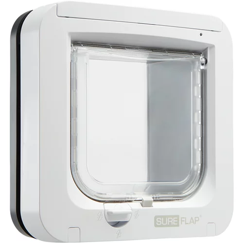 SureFlap mikročip vrata za mačke - sivi/bijeli