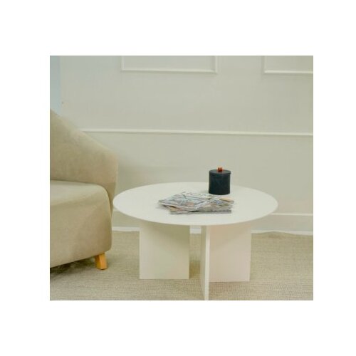 Hanah home Klub sto Leo 42, 80x42x80 cm, Bijeli Cene