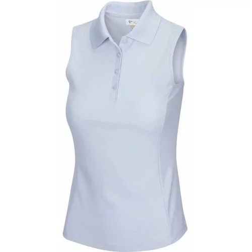 Greg Norman PROTEK SLEEVELESS POLO W Ženska polo majica za golf, svjetlo plava, veličina