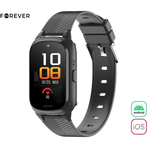 Forever Siva ST-100 Black Smartwatch ( GSM169760 ) Slike