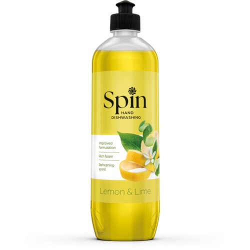 Spin Tečni deterdžent za sudove Lemon&amp;amp;Lime, 800ml Slike