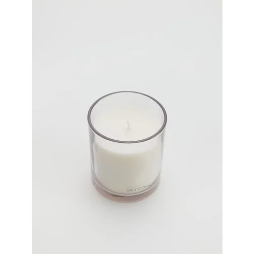 Reserved dišeča sveča salt stone - svetlo siva