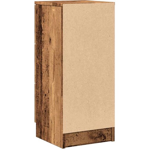 VidaXL Komoda boja staro drvo 30 x 30 x 70 cm od konstruiranog drva Slike