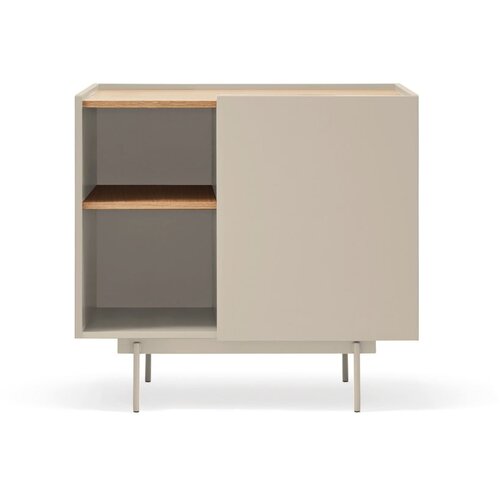 Teulat Svijetlo siva/u prirodnoj boji niska komoda u dekoru hrasta 90x78 cm Otto &amp;ndash; Slike