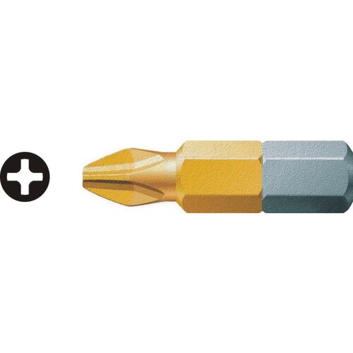 Wera nasvet / bit (jama) Cross Phillips (pH) Titanizirani kositer ph3 x 25 mm, (21108683) Slike