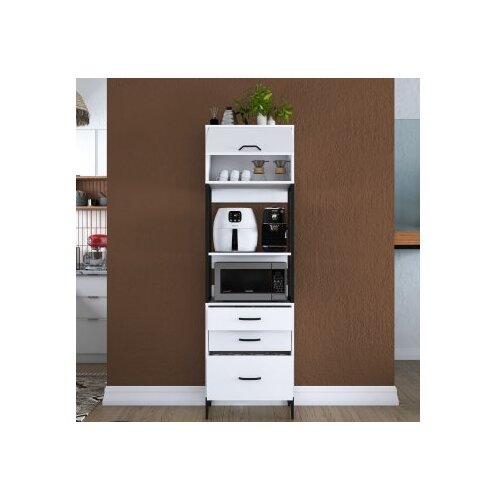 Hanah home JE135 - 3101 white multi purpose cabinet Slike