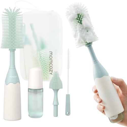 Momcozy® komplet četkica push-press za či&scaron;ćenje bočica green Cijene