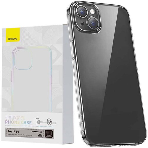 Baseus Prozorno ohišje Simple za iPhone 14, (20756127) Cene