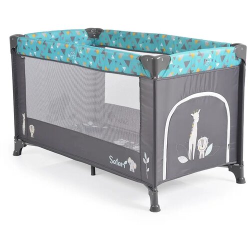 Moni Prenosivi krevetac Safari – Turquoise Cene