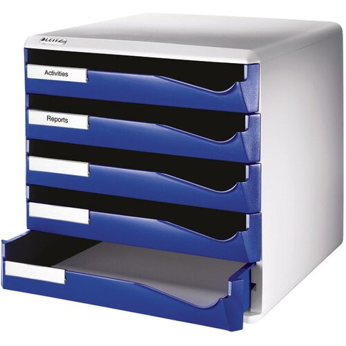  KUTIJA S 5 LADICA POST SET LEITZ 52800035 PLAVA Slike