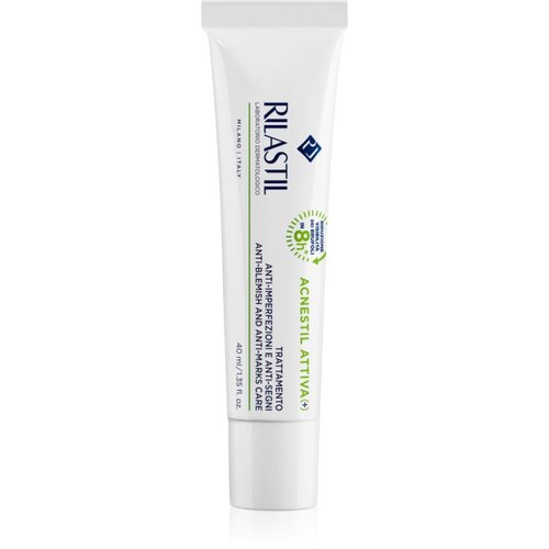 Rilastil Acnestil Attiva (+) krema za obraz proti nepravilnostim na aknasti koži 40 ml Cene
