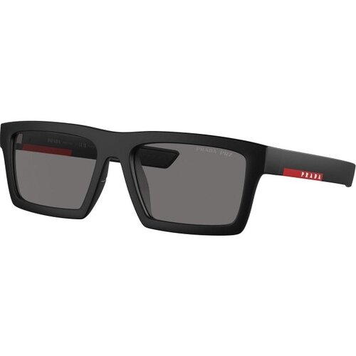 Prada Linea Rossa PS02ZSU 1BO02G Polarized L (58) Črna/Siva Cene