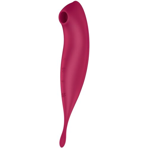 Satisfyer Vibrator Twirling Pro+, temno rdeč Slike