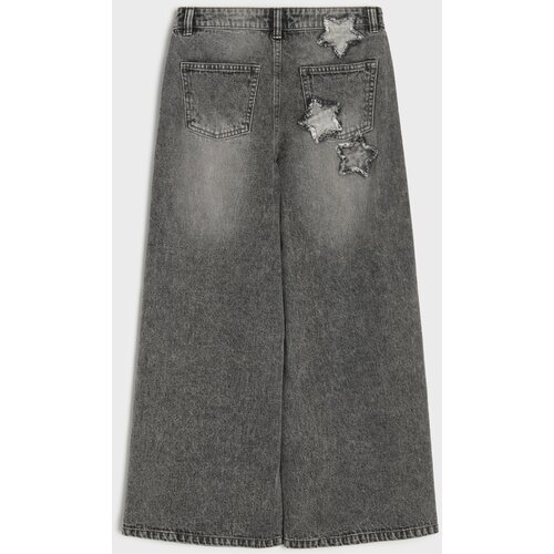 Sinsay Wide leg traperice s ukrasnim aplikacijama zvjezdica Slike