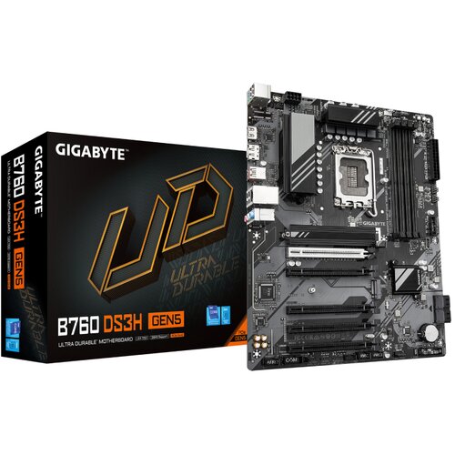 Gigabyte MB B760 DS3H GEN5 LGA1700; 4xDDR5;2xM.2, 4xSATA 6xUSB; HDMI, DP; ATX Cijene