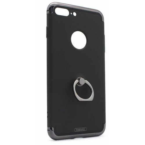 Remax lock series creative ring crna zaštitna maska za telefon iphone 7 plus/7S plus Slike