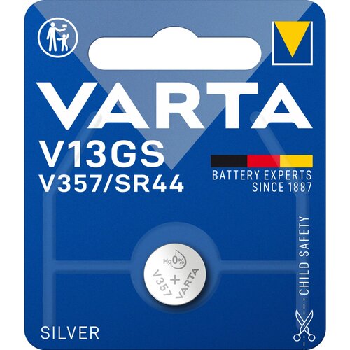 Varta 1 V13GS/V357/SR44 Silver Coin 04176 101 401 Slike