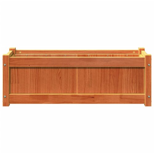  Vrtna sadilica vo&amp;scaron;tano smeđe boje 90 x 31 x 31 cm od borovine Slike